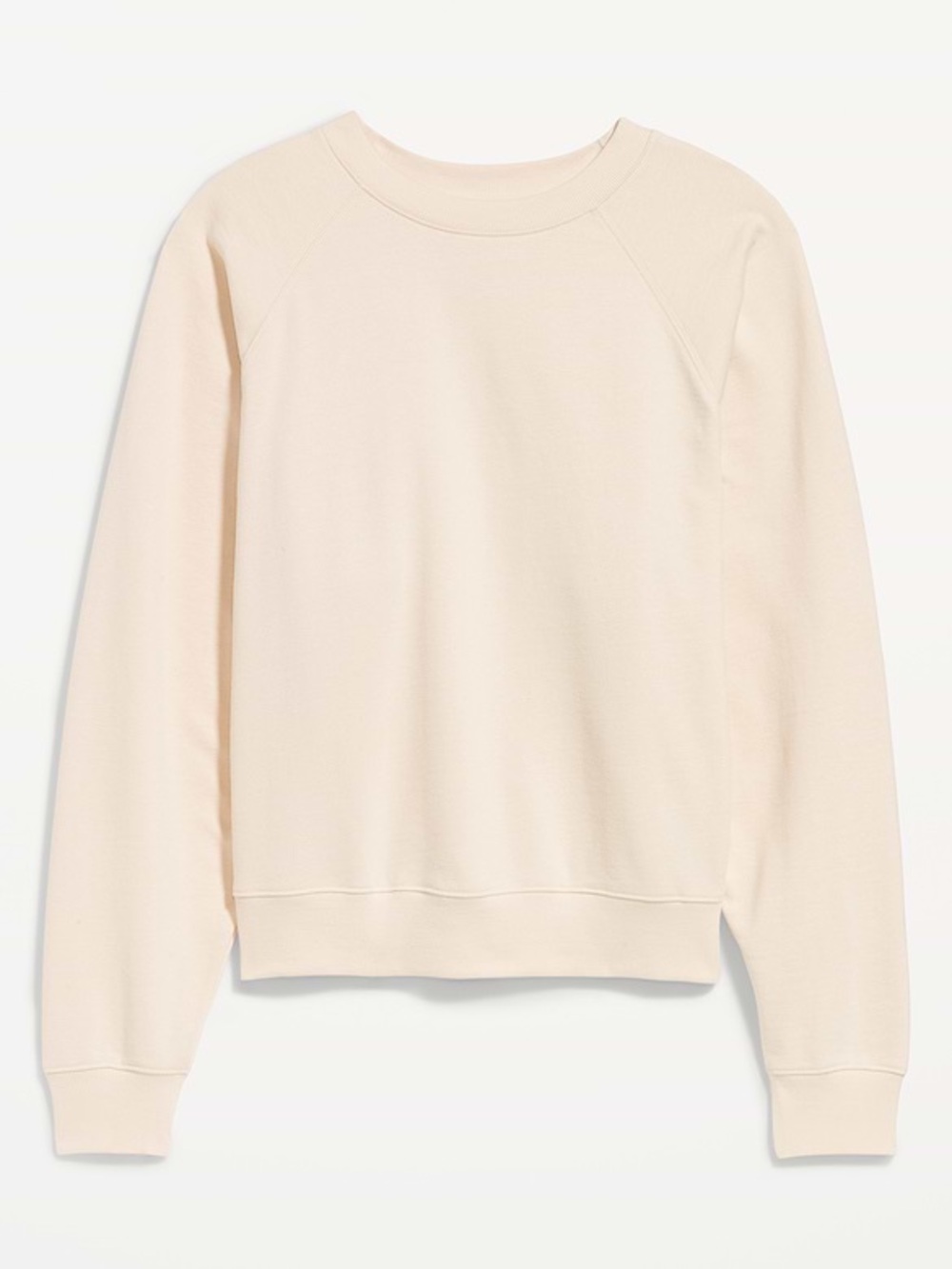Old Navy Cream Crewneck Sweatshirt